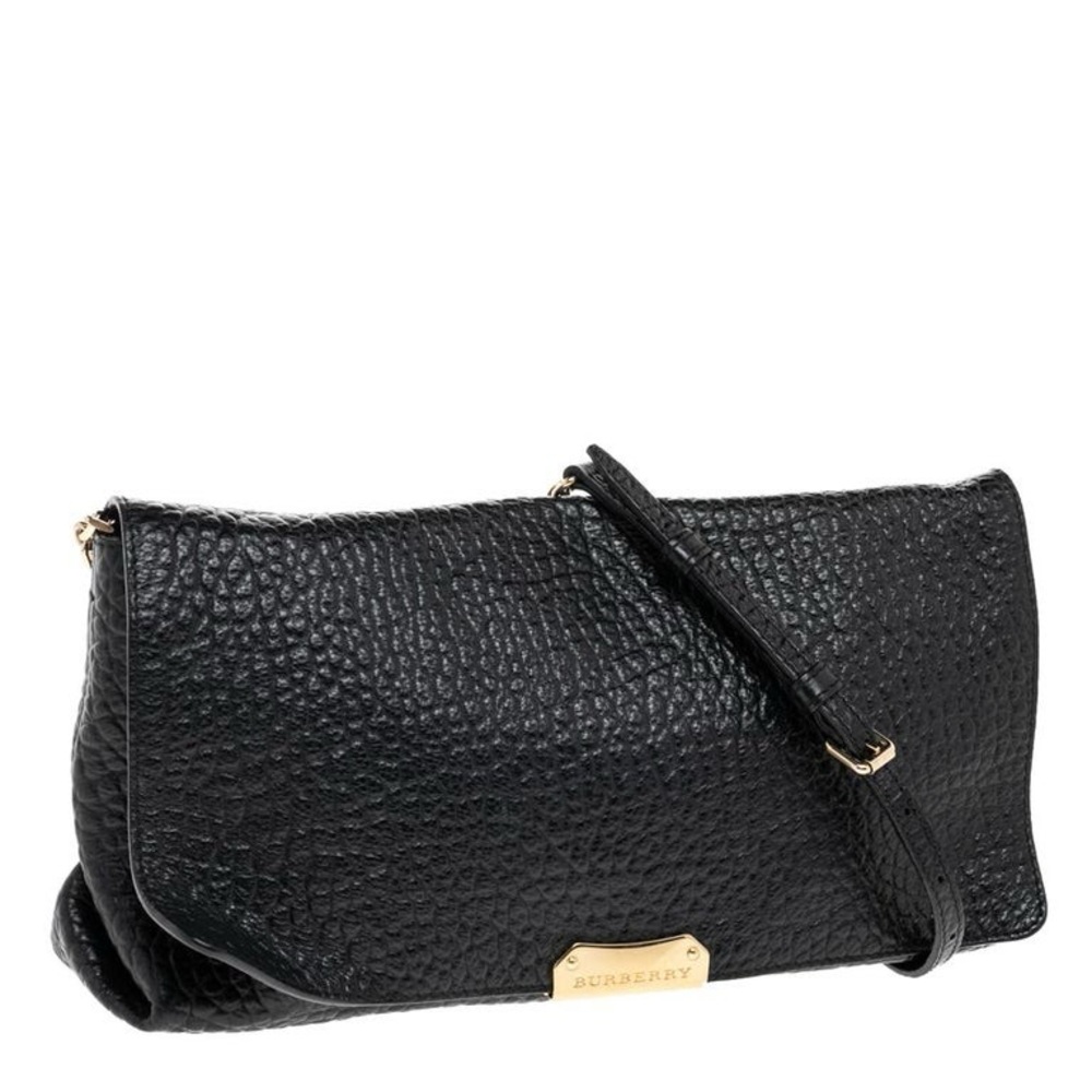 Burberry Leather Mildenhall Shoulder Bag